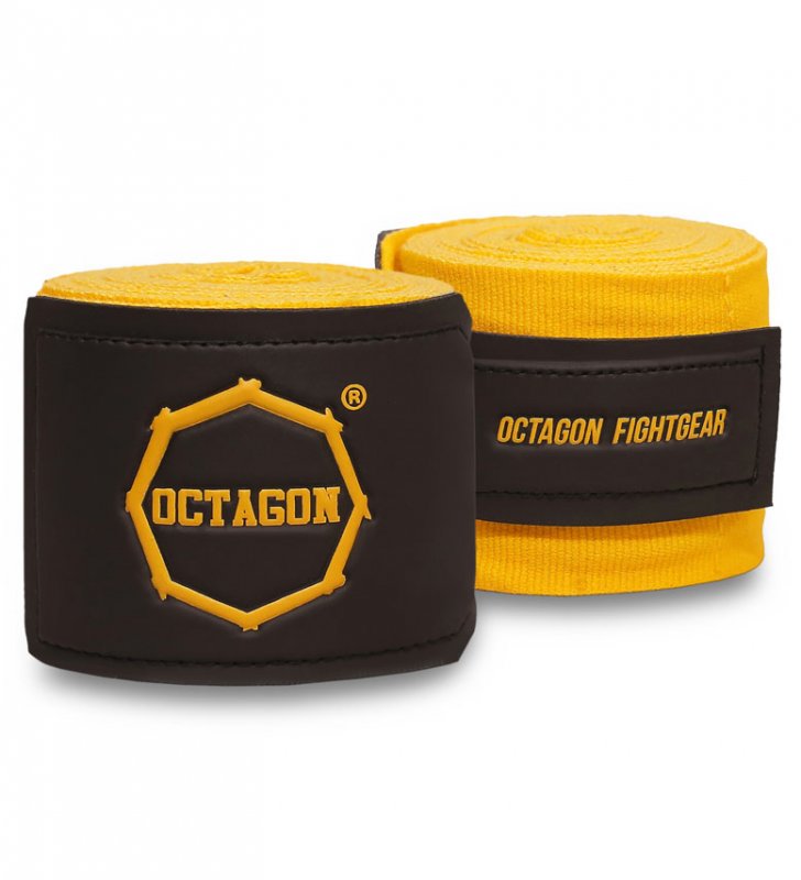  Owijki/Bandaże bokserskie Octagon Fightgear Supreme Basic yellow 5m