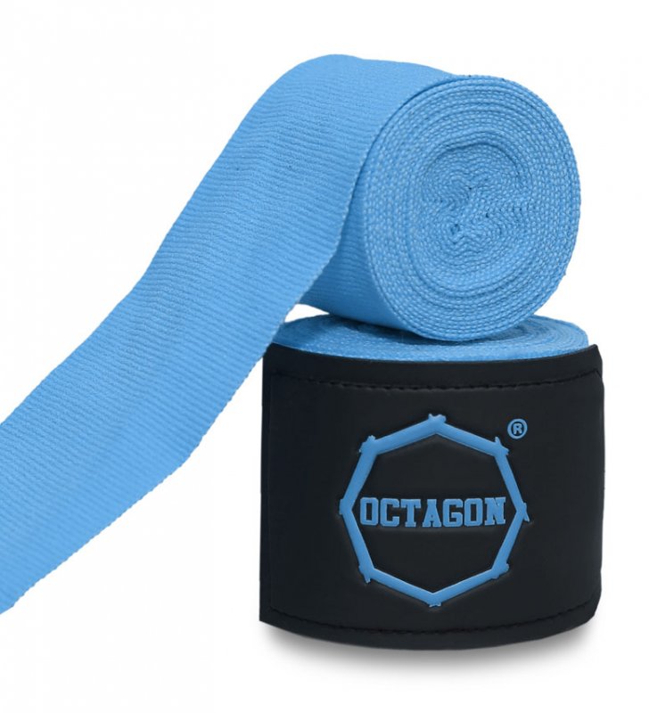 Owijki/Bandaże bokserskie Octagon Fightgear Supreme Basic light blue 5m