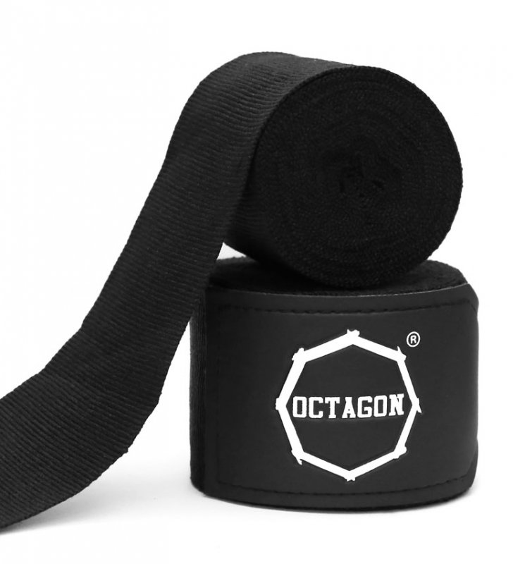 Owijki/Bandaże bokserskie Octagon Fightgear Supreme Printed black 5m