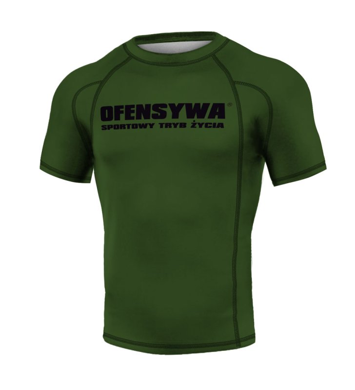 Rashguard Octagon x Ofensywa Sportowy Tryb Życia khaki