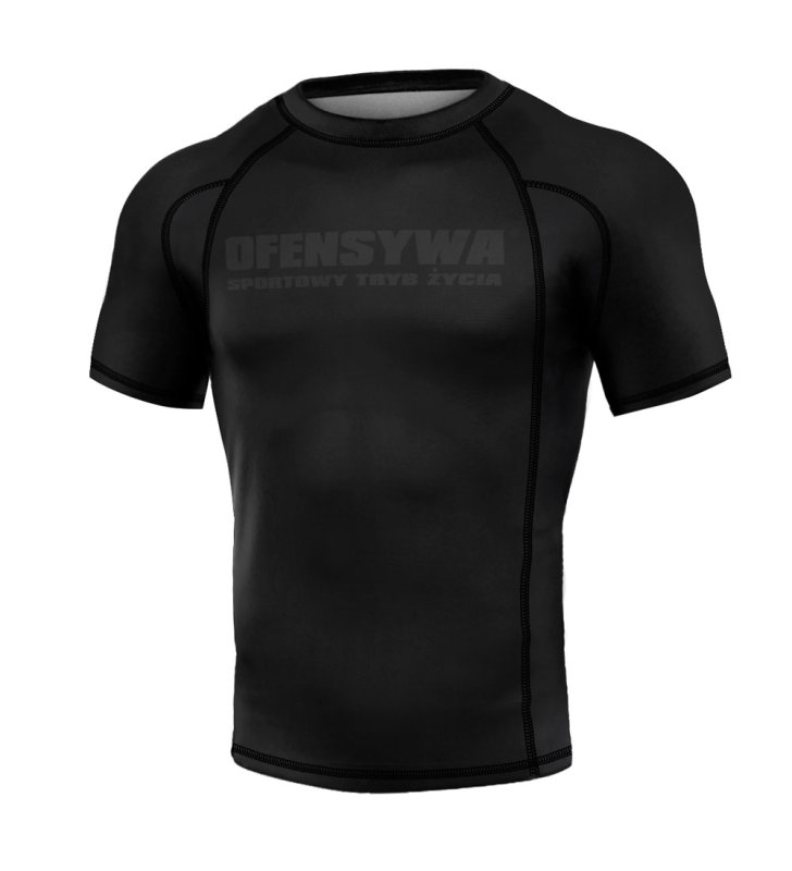 Rashguard Octagon x Ofensywa Sportowy Tryb Życia czarno/czarny