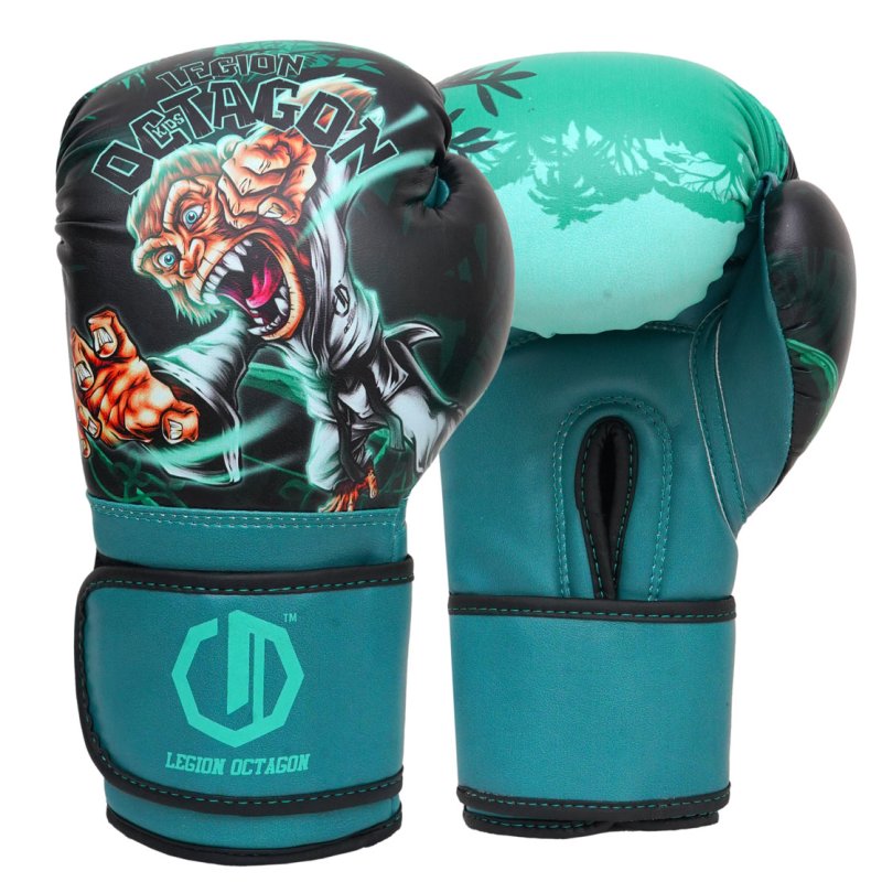 Rękawice bokserskie dziecięce Legion Octagon Monkey   plecakoworek GRATIS!