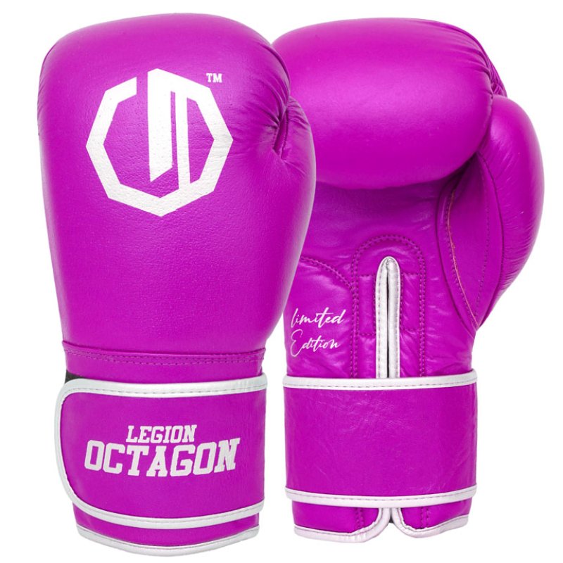 Rękawice bokserskie Legion Octagon Limited Edition purple plecakoworek GRATIS!