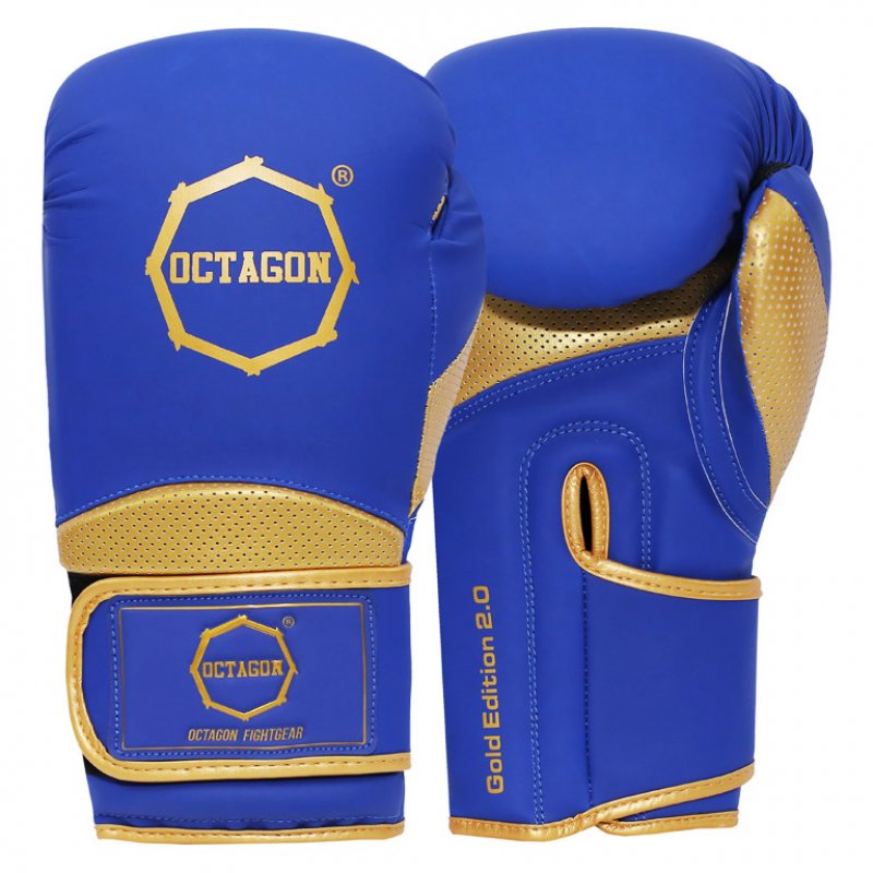 Rękawice bokserskie Octagon Gold Edition 2.0. blue