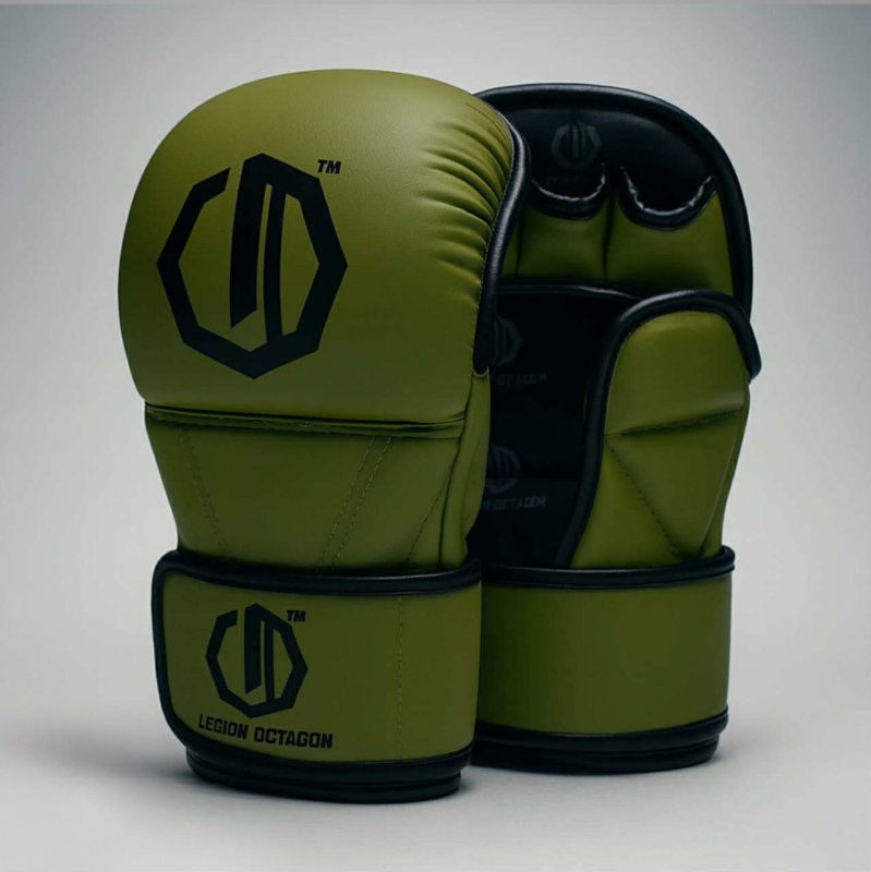 Rękawice MMA sparingowe Legion Octagon Enforcer dark green