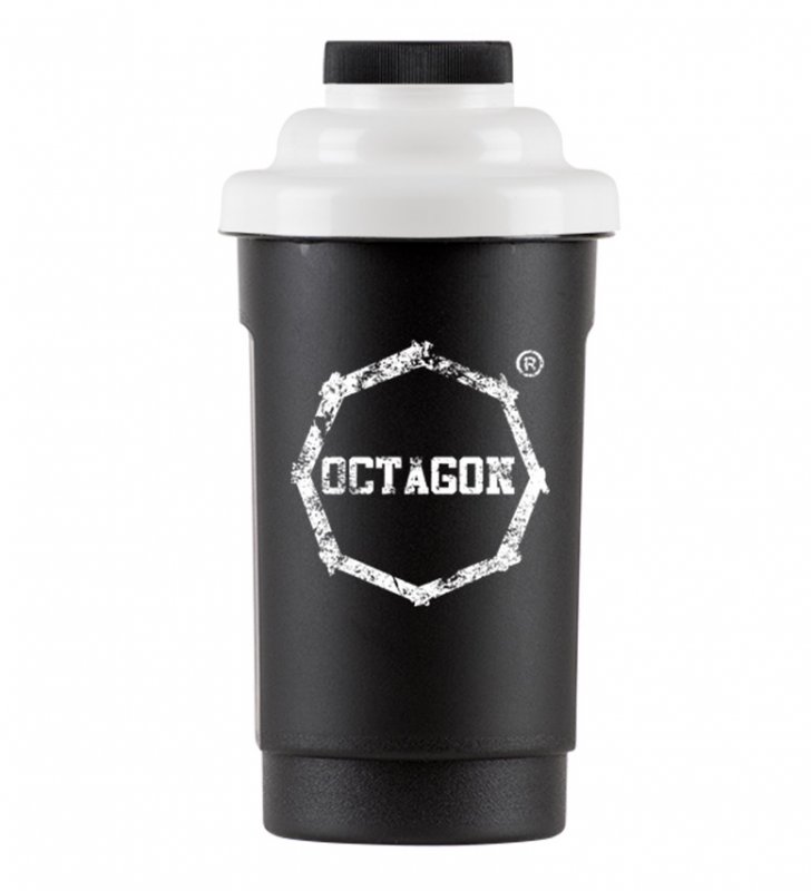 Shaker Octagon Logo black/white 0.5l