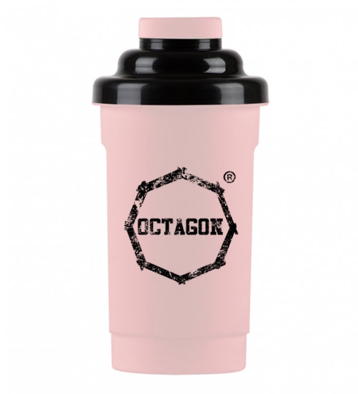 Shaker Octagon Logo pink/black 0.5l