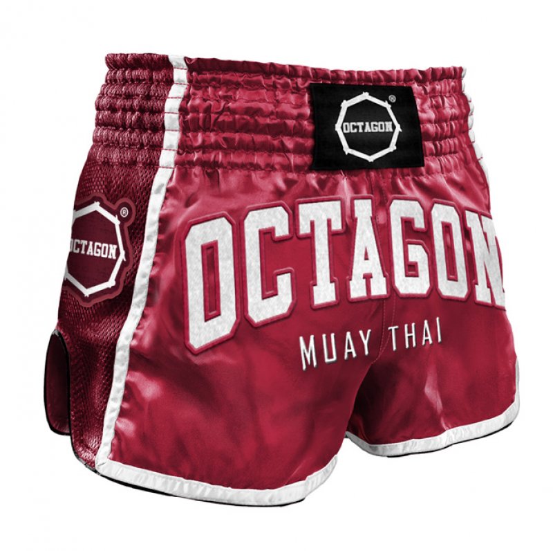 Spodenki Muay Thai Octagon Burgund