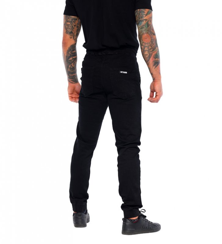 Spodnie Joggery Octagon Elastic black jeans