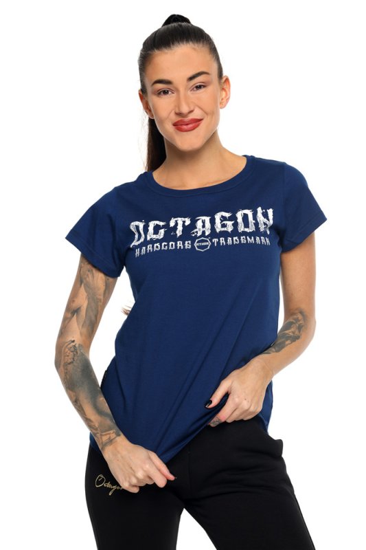 T-shirt damski Octagon Miss Joker dark navy