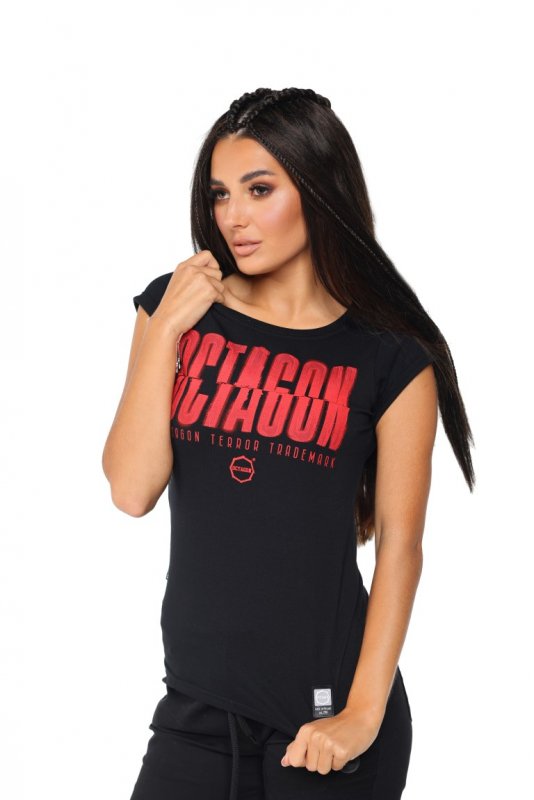 T-shirt damski Octagon (T)Error black