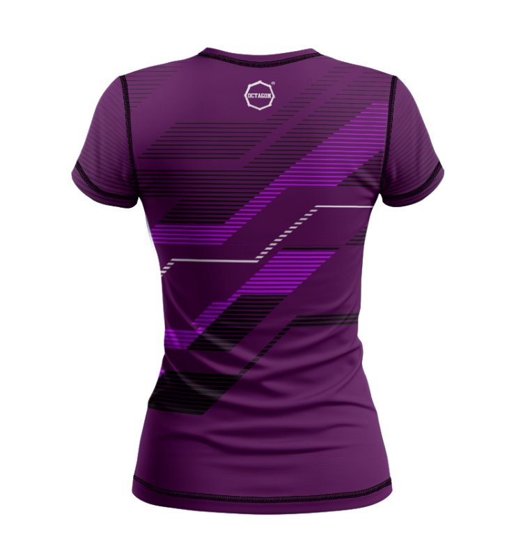 Koszulka sportowa damska Octagon Racer purple