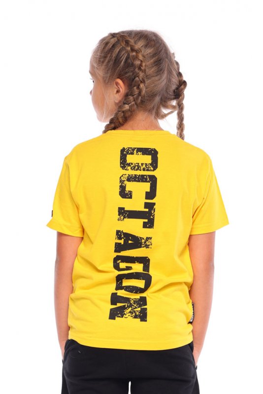 T-shirt dziecięcy Octagon Fight Wear żółty