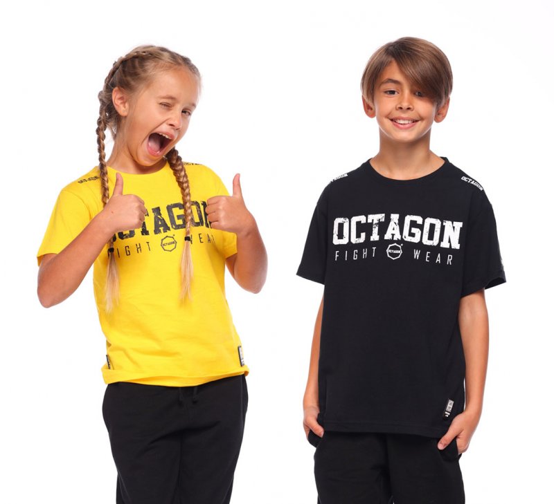 T-shirt dziecięcy Octagon Fight Wear yellow