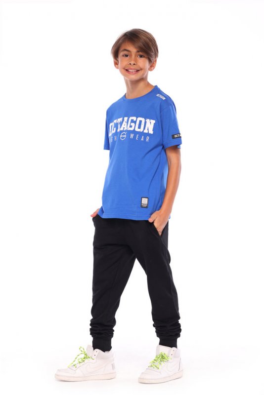T-shirt dziecięcy Octagon Fight Wear blue