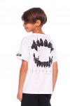 T-shirt dziecięcy Octagon Zęby biały