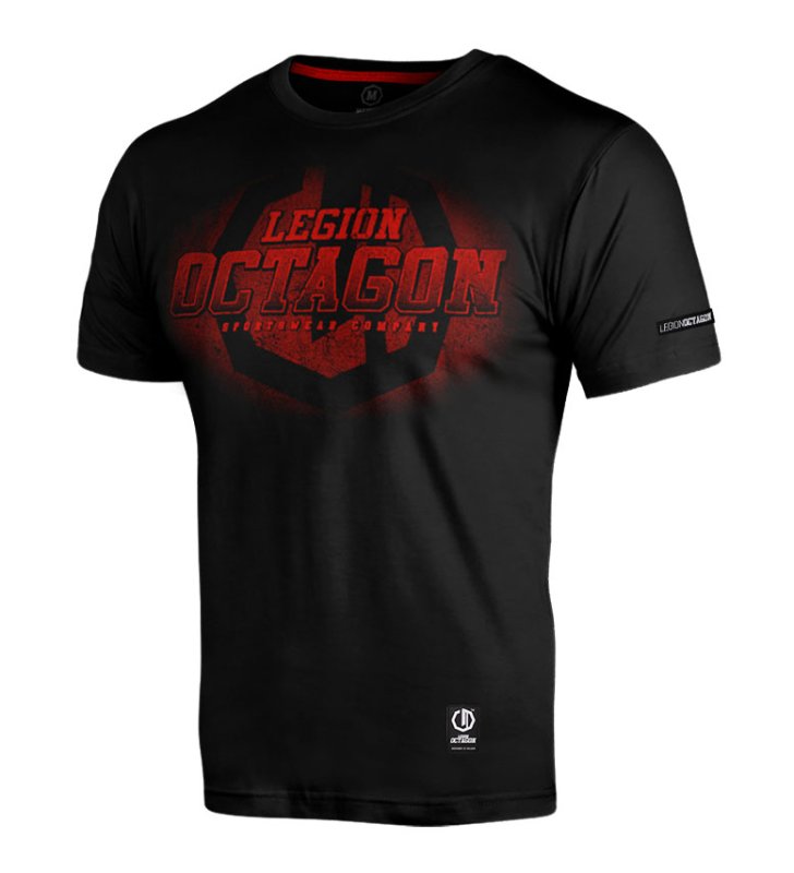 T-shirt Legion Octagon Conquest black/red