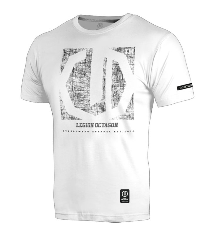 T-shirt Legion Octagon Square white 