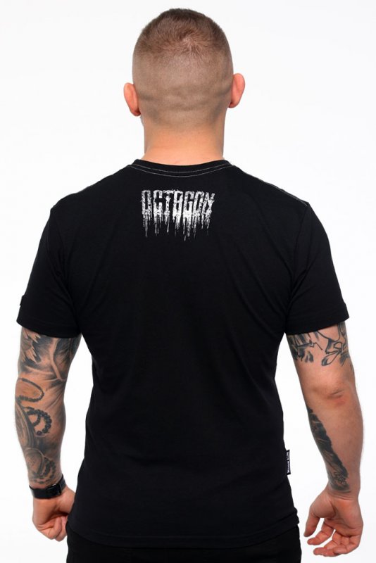 T-shirt Octagon Death Font black [KOLEKCJA 2022]