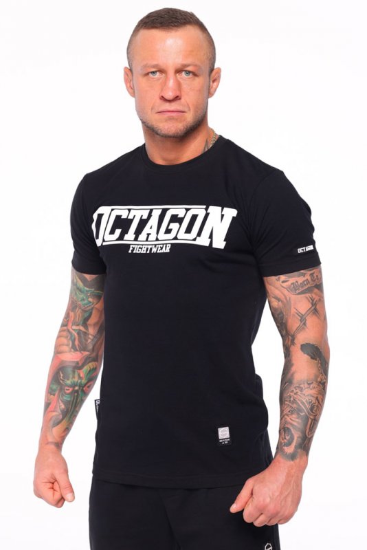 T-shirt Octagon  Fight Wear black/white [KOLEKCJA 2022]