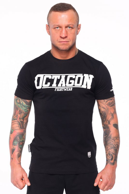 T-shirt Octagon  Fight Wear black/white