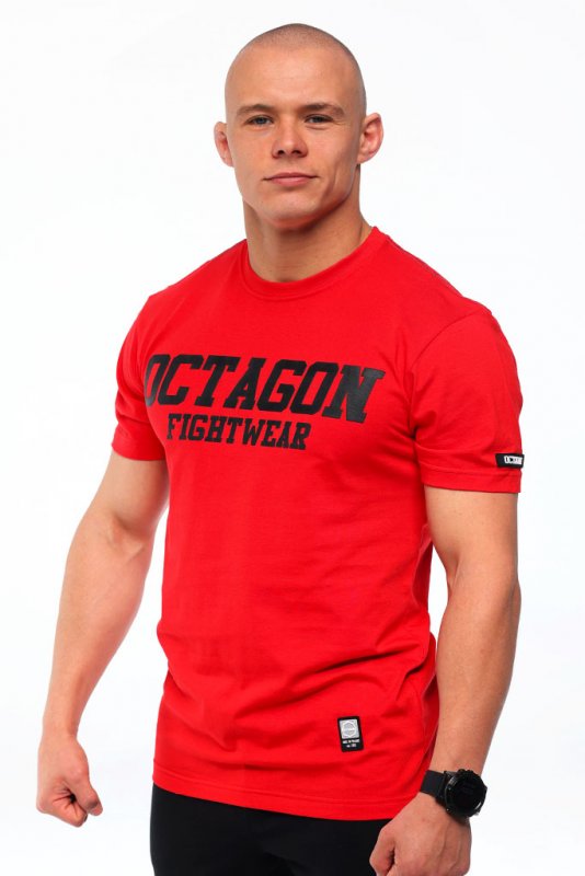 T-shirt Octagon FW Straight red 