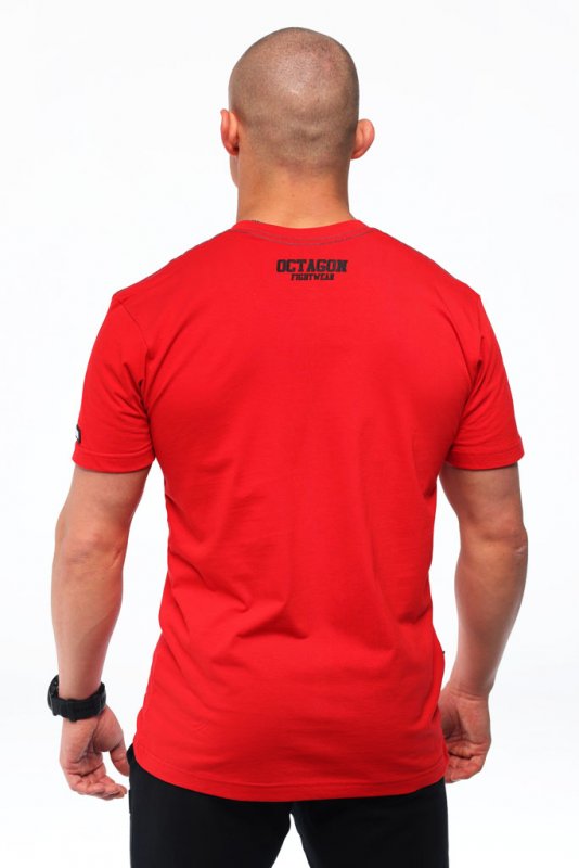 T-shirt Octagon FW Straight red 