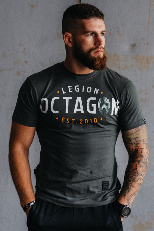 T-shirt Octagon Let's Crash The Party green