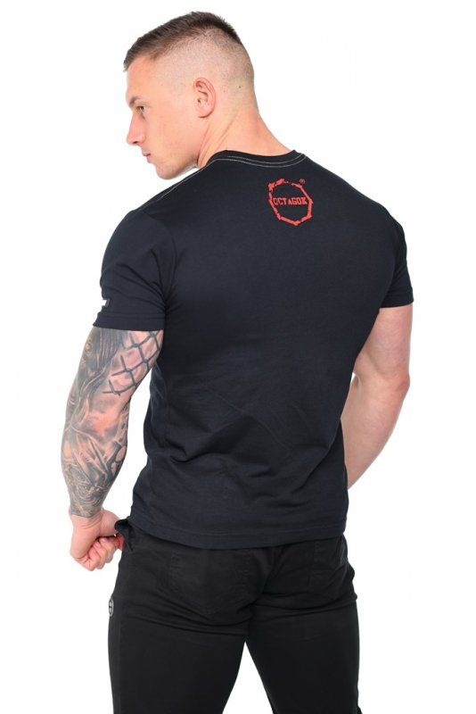 T-shirt Octagon Mixed Martial Arts black/red [KOLEKCJA 2021]