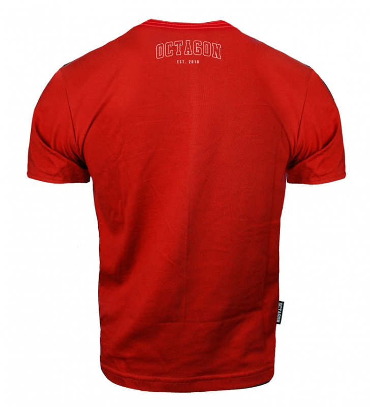 T-shirt Octagon OCT est. 2010 red