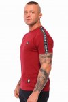 T-shirt Octagon Stripe burgund
