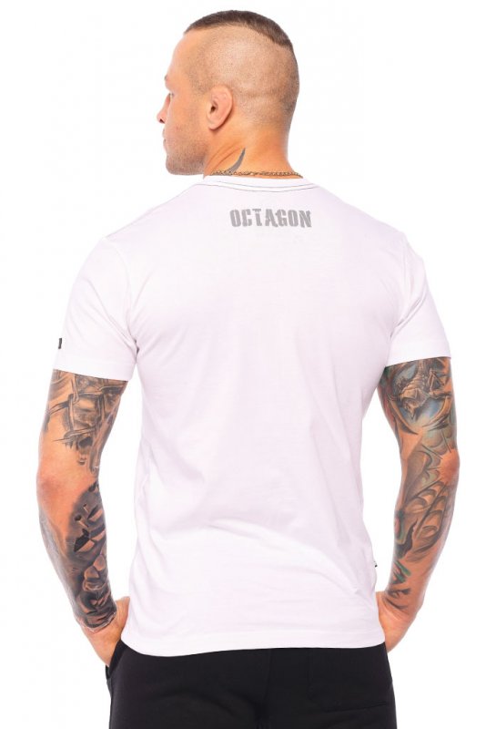 T-shirt Octagon Tyle Szans Ile Odwagi 2 white
