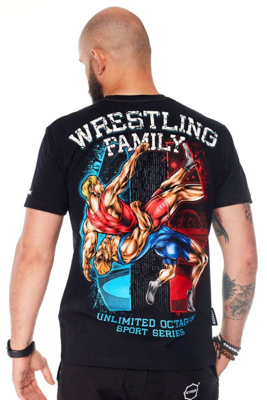 T-shirt Octagon Wrestling Family