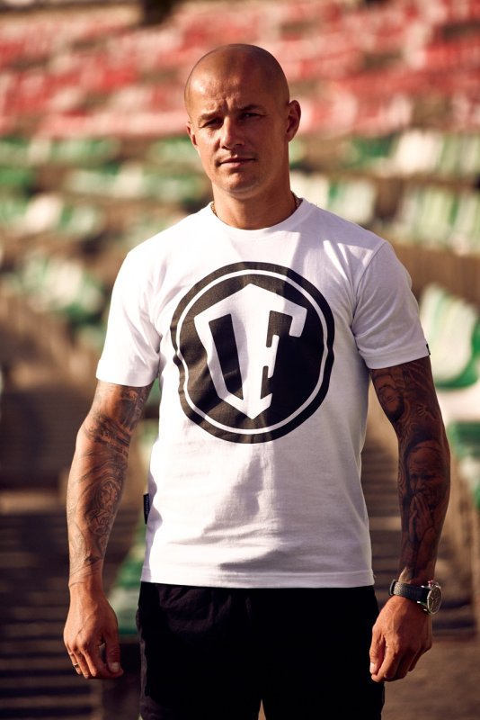 T-shirt Ofensywa x Octagon Logo biały