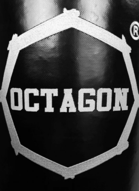 Worek bokserski Octagon 180x35 CARBON white
