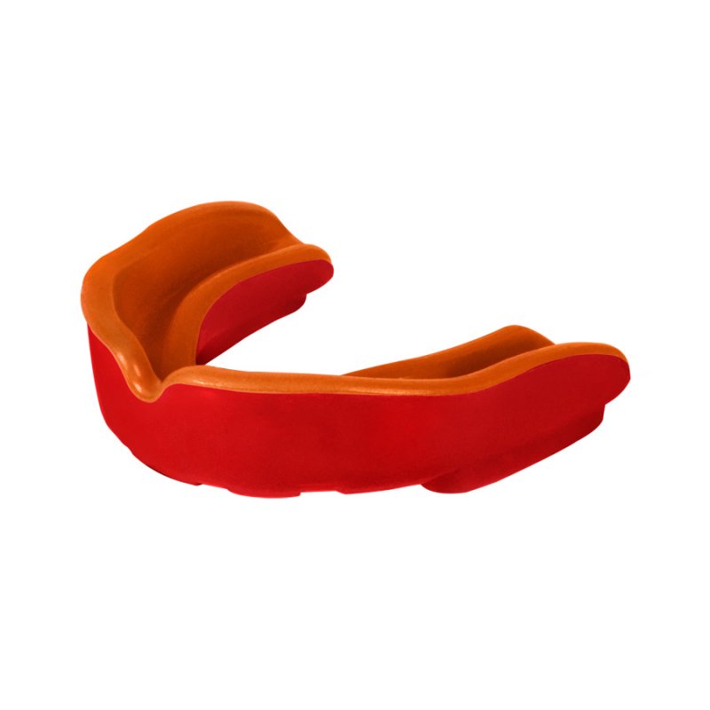 Żelowy ochraniacz na zęby Octagon SZCZĘKA pojedyncza red/orange